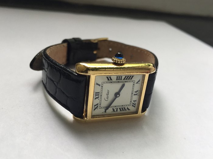 cartier electroplated watch