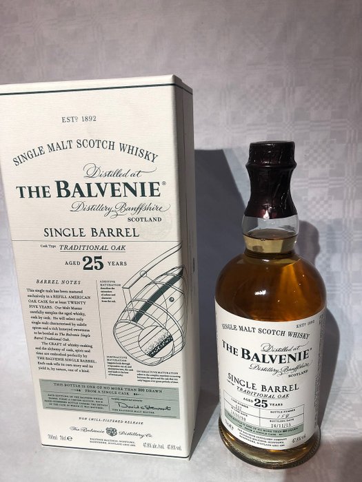 Balvenie single barrel traditional oak 25