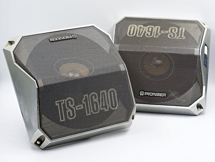 Pioneer - TS-1640 - 158mm Tilt-Axial Two Way - Extremely Rare Pioneer Car Speakers, Old School 1980's - Speaker set, Subwoofer speaker set, Car Speakers Set
