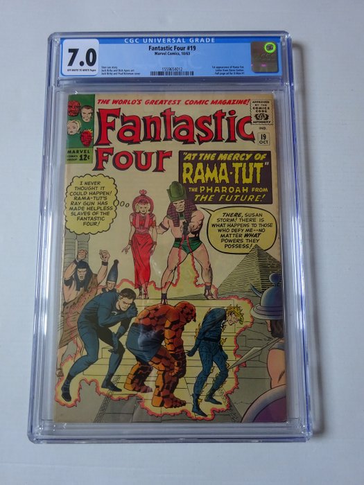 Fantastic Four #19 - "At the Mercy of Rama-Tut" - Eerste druk - (1963)
