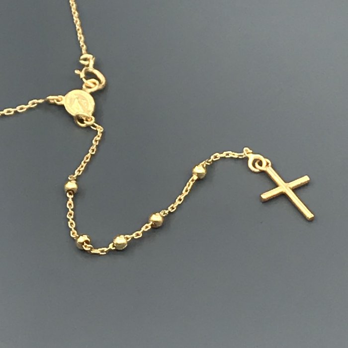 18 kt. Yellow gold - Necklace, Rosary