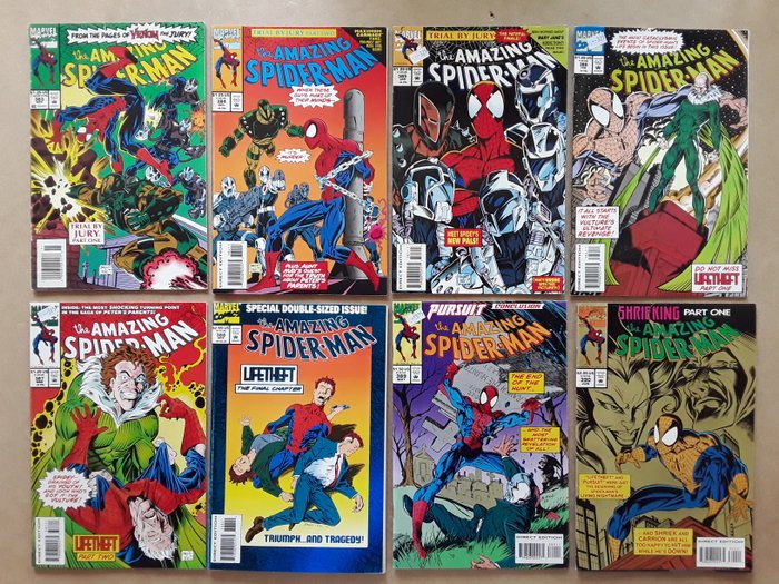 The Amazing Spider-Man - 27X Complete Run #383-409. Maximum Clonage tie-in - Carnage, Daredevil, Scarlet Spider, The Jury, the Vulture, Chameleon, Doctor Octopus, Jackal - Softcover - Eerste druk - (1993/1996)