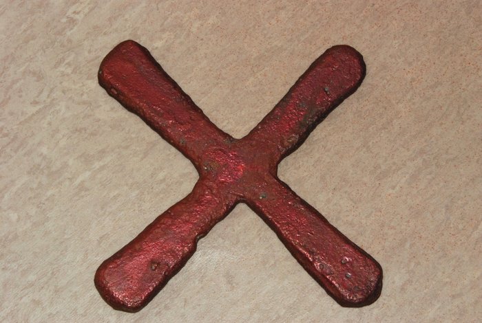 Cruz de Katanga (moneda antigua) Congo - Cobre - República Democrática del Congo 