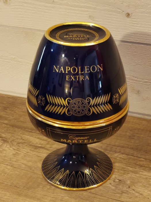 Cognac MARTELL Napoléon Extra - BERNARDAUD Limoges France - Commemorative bottle of cognac - Porcelain from Limoges