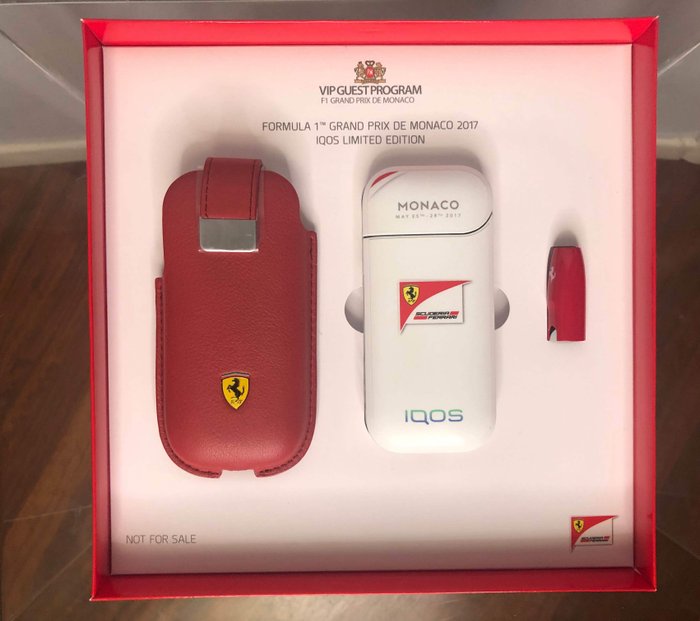 Cigarrillo electronico - IQOS - Ferrari - Ferrari - Iqos Limited Edition - Formua1 Monaco 2017 - 2017