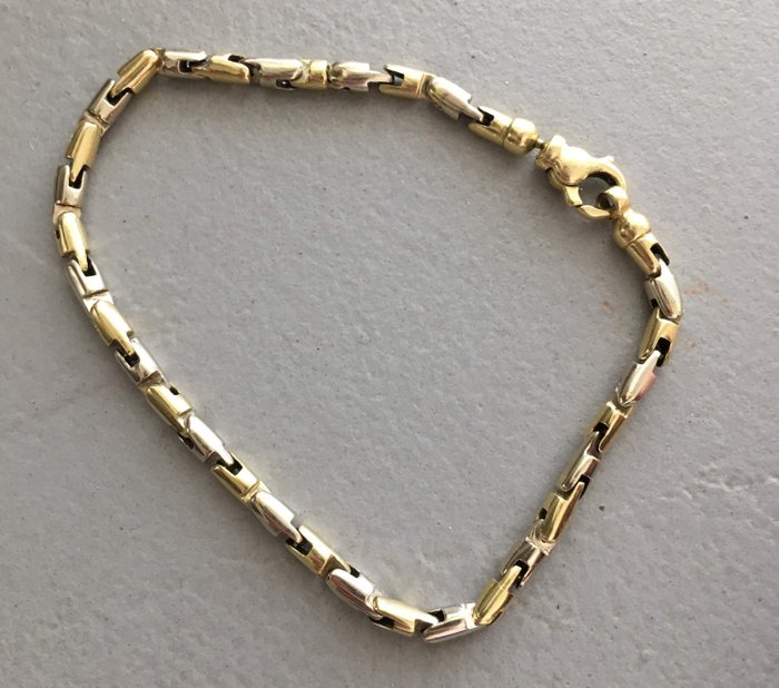 Maxioro - 18 karaat Geel goud, Witgoud - Armband