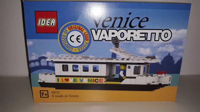 LEGO - MOC - Statek Venice Vaporetto - Włochy