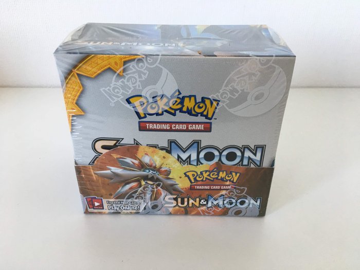 Sealed Booster Box 36 Packs of Cards Pokemon: Sun & Moon Base Set 2017 