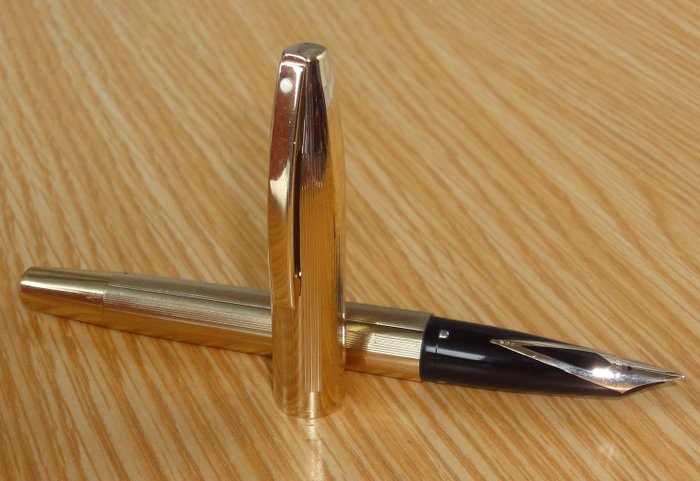 Sheaffer - Fountain pen - Imperial Triumph TouchDown, 14K Gold nib F -  Catawiki
