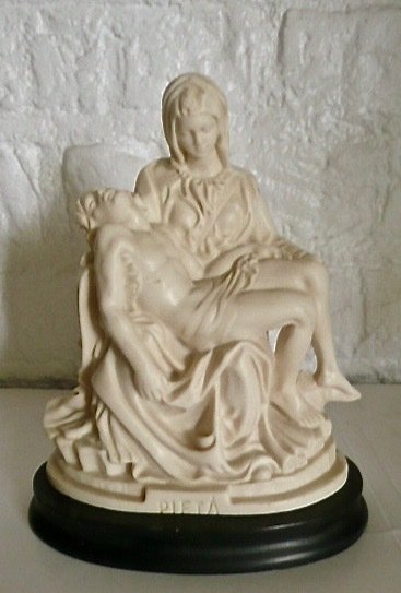A. Santini - Capodimonte - Image, Pietà - Alabaster