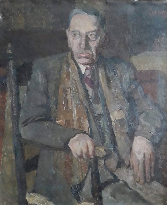 Josef Santen (1926-1988) - 'Portret van een oudere heer'