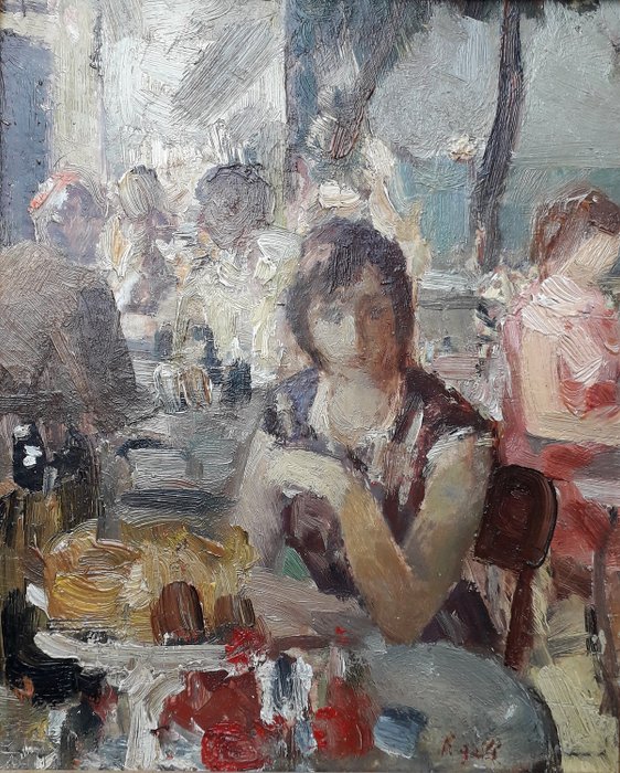 Impressionist - Cafe Scene