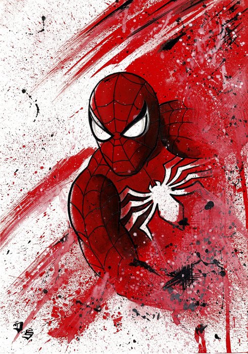 Spiderman - Original painting by Diego Septiembre