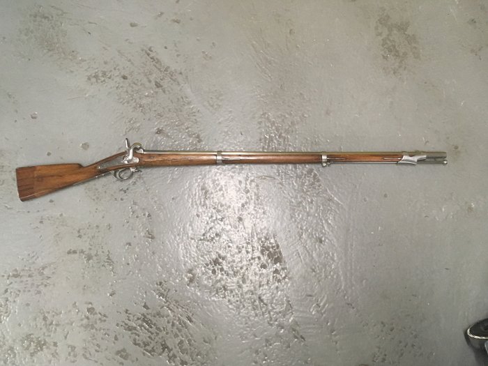 Francia - Mas (Manufacture D’Armes De St. Etienne) - Fusil de Voltigeur de la Garde Impériale (Modèle 1854) - Percussione - Fucile - 18mm cal