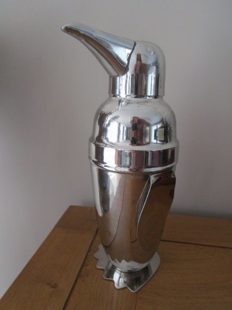 vintage coctail shaker pinguin - Oțel (inoxidabil)