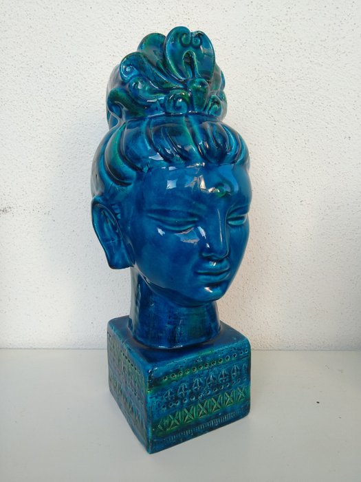 Aldo Londi - Bitossi - Figurină, Kwan Yin - Ceramică