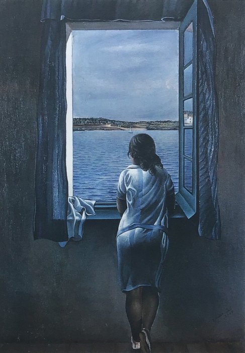 Salvador Dali  - Jeune fille à la fenêtre  (1925)