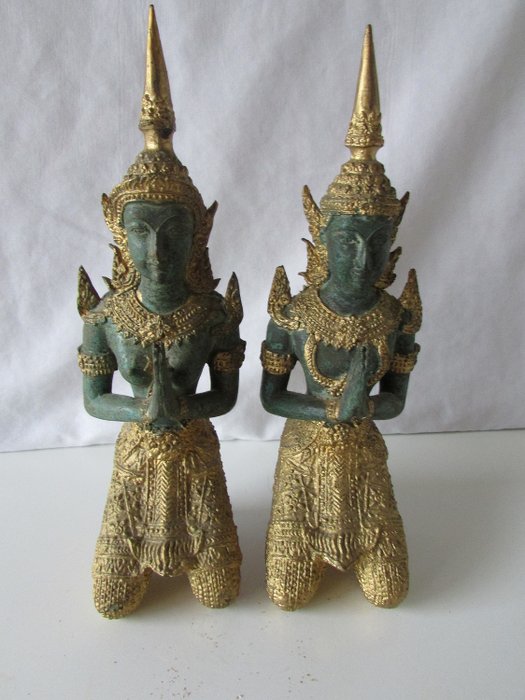 Bilder Torhüter (2) - Bronze - Thailand - Zweite Hälfte des 20. Jahrhunderts