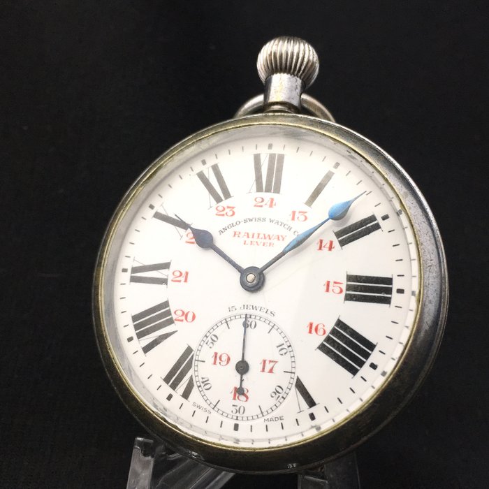 Anglo Swiss Watch Co. - Railway Lever NO RESERVE PRICE  - Herren - 1901-1949