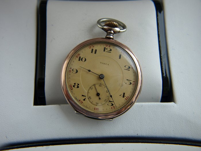 Invar -  Tosca silver pocket watch NO RESERVE PRICE - 216978 - Férfi - 1901-1949