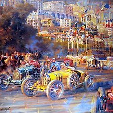 “Monaco Grand Prix 1929” William Grover in the winning green Bugatti 35B – Limited 468/850 Pcs – Alfredo De La Maria – Bugatti