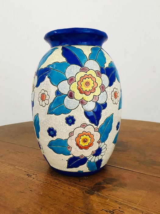 Boch Freres Keramis - vase 'D 2542' - Ceramic