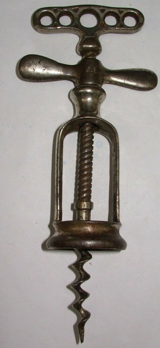 old corkscrew aero type andré Bongrand Pérille corkscrew (1) - Steel