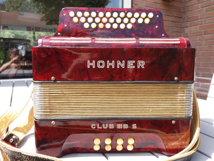 Hohner - Club III B S - Munnspill - Tyskland - 1960
