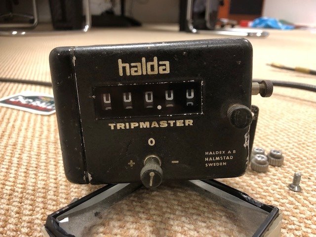 Halda tripmaster + articole de raliuri - halda - 1960