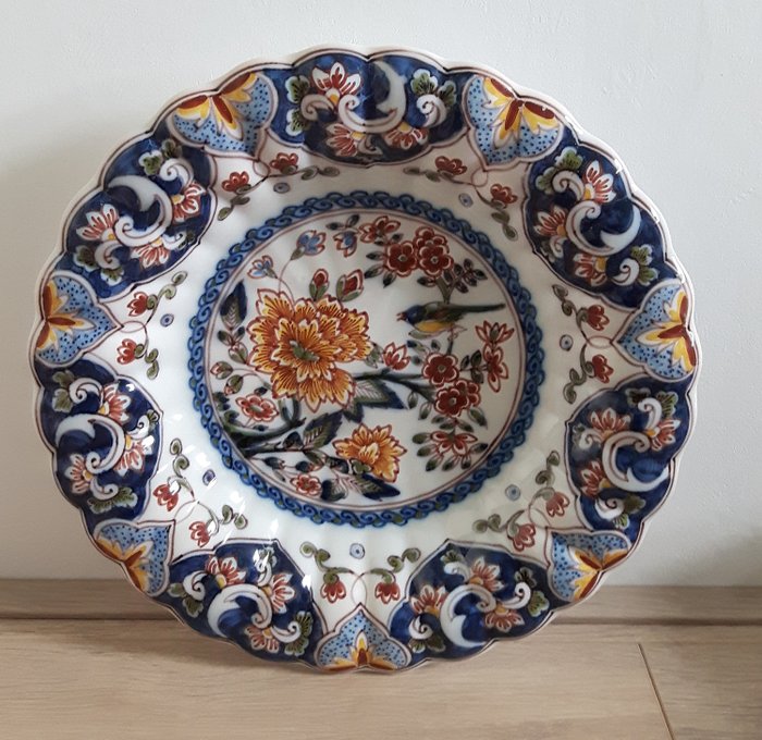 Koninklijke Tichelaar - Makkum - 碟, 多彩和褶皺 - 陶器