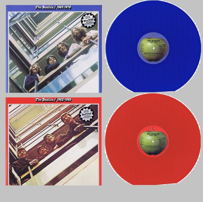 Beatles 1. 19621966 (RED coloured vinyl) 2. 19671970 Catawiki
