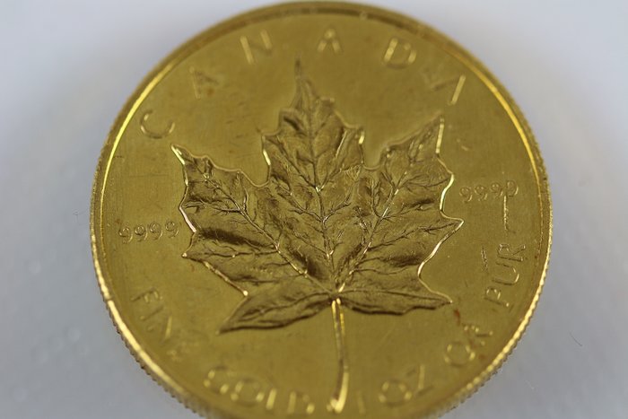 加拿大 - 50 Dollars 1987 Maple Leaf - 1 oz - 金色