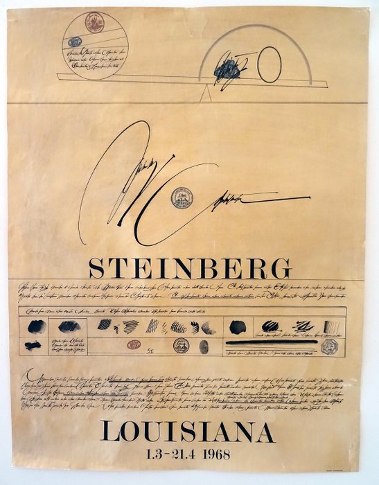 Saul Steinberg -  Louisiana - 1968