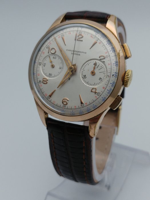 Suisse - Chronographe Landeron  149 - ref. 45525"NO RESERVE PRICE" - Uomo - 1950-1959
