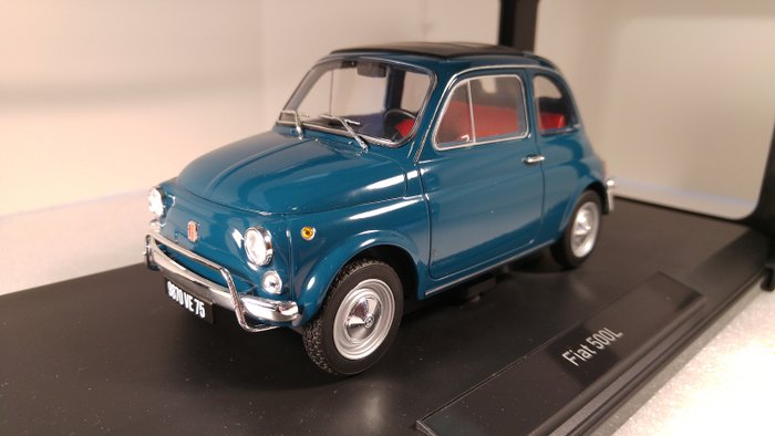 Norev - Scale 1:18 - Fiat 500 L 1968 Blue Turchese