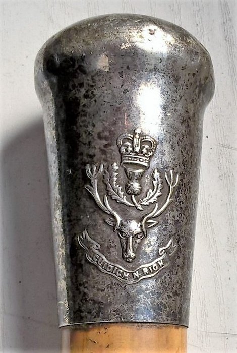 Scotland - Army/Infantry - Officers baton or swagger stick of the Queen's own Highlanders
