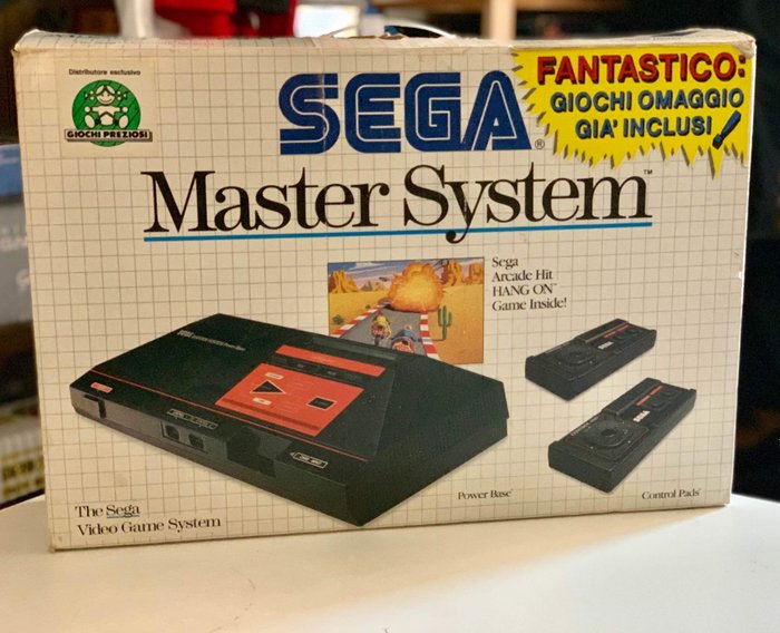 Sega Master System - 控制台 - 带原装盒