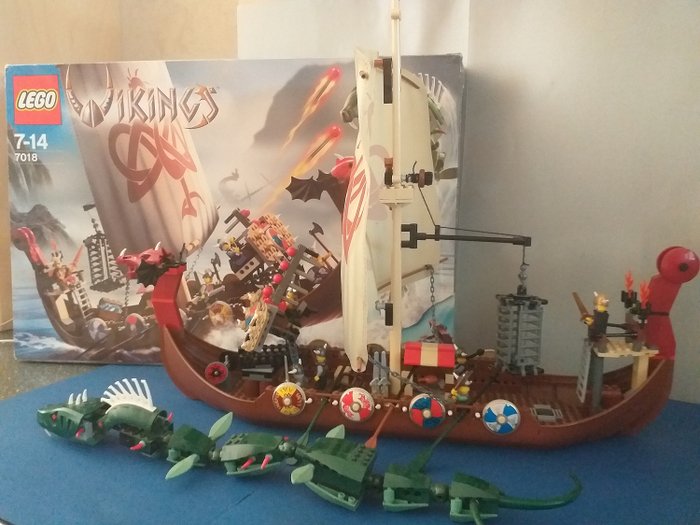 LEGO - Vikings - 7018 Wikingerschiff mit Seeschlange - 2000至今