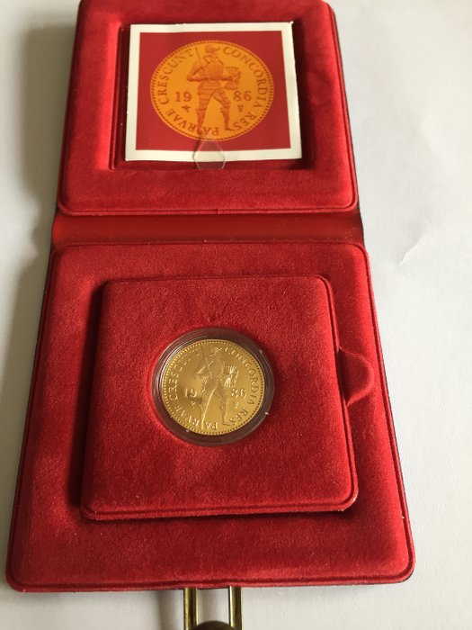 荷蘭 - Gouden Dukaat 1986 - 金色