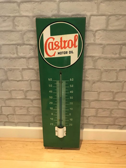 Thermometer - Emaille - Castrol
