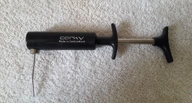 Old CORKY corkscrew (Made in Switzerland) - Plastic, Steel