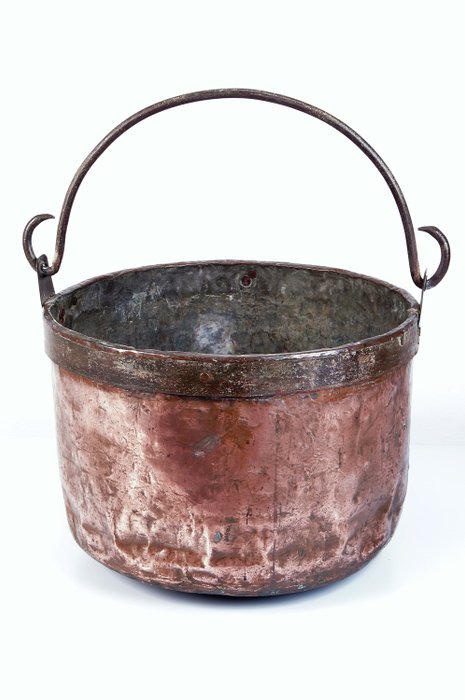Gran tetera de cobre del siglo XVIII. - Cobre - siglo XVIII