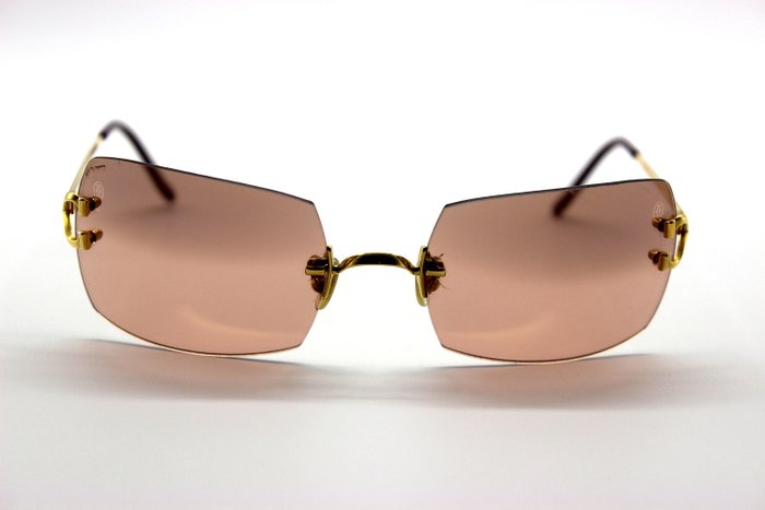 Cartier - C Décor Rimless Sunglasses 