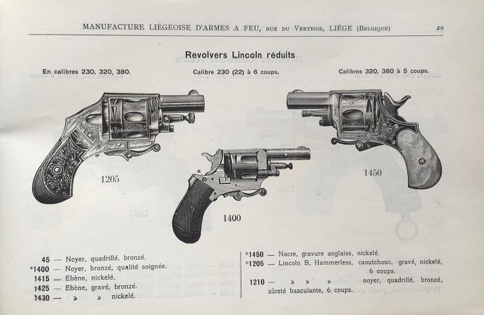 Manufacture Liégeoise d'Armes a Feu - 1910