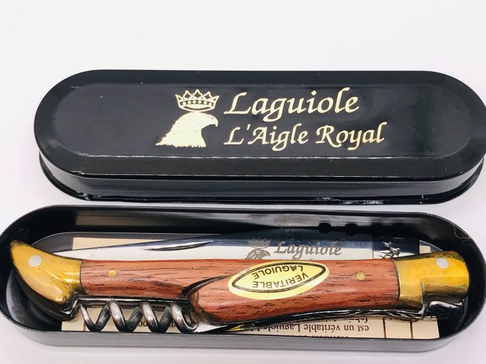 France - Laguiole/ L'AIGLE ROYAL - Corkscrew - Boxed - Pocket Knife, BEE