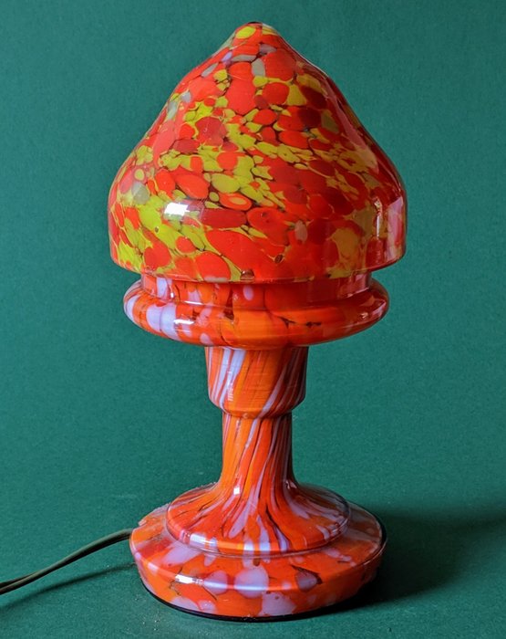 Kralik - Art Deco Fusionglass Tafellamp (1)