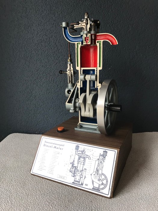 柴油机的演示模型 - Höhm - 1950-1960