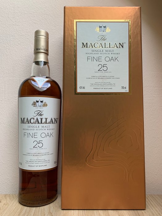 Macallan Fine Oak 25 Years Old 700毫升 Catawiki
