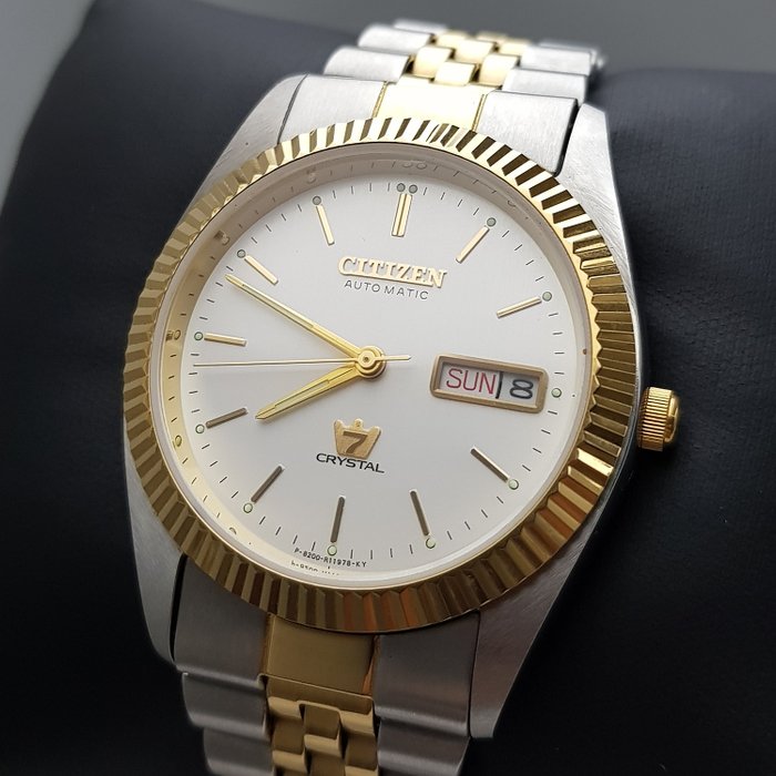 NO RESERVE PRICE' Crystal 7 Rolex Style 