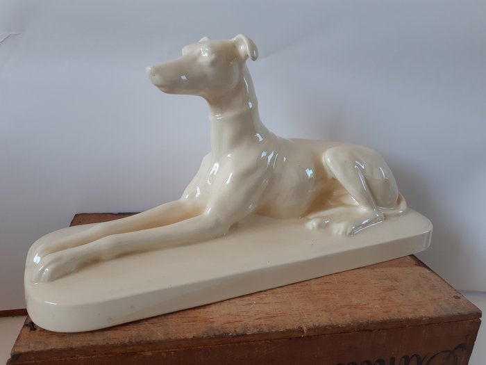 Sarreguemines - Hond - Greyhound - Aardewerk